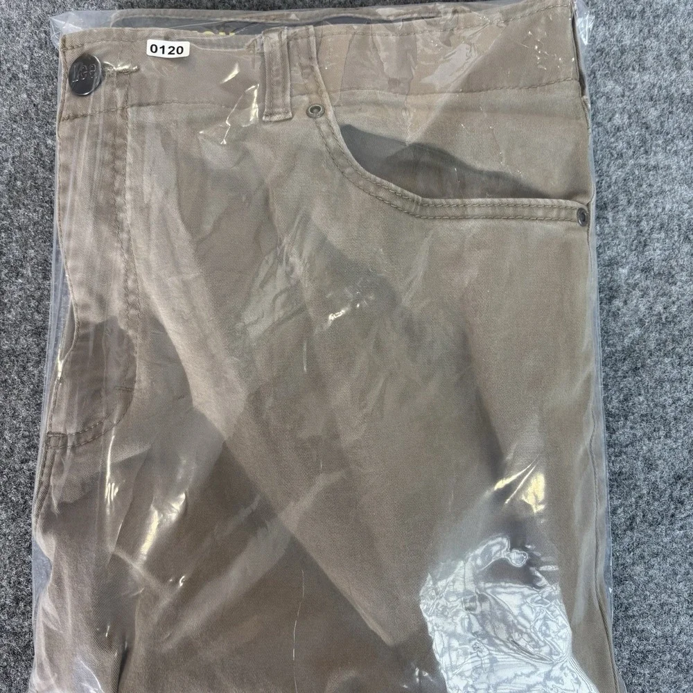 Lee Pants Extreme Motion Khaki Mens 40x30 (Fits 40x28) Straight Fit Stretch Tan - Picture 14 of 14
